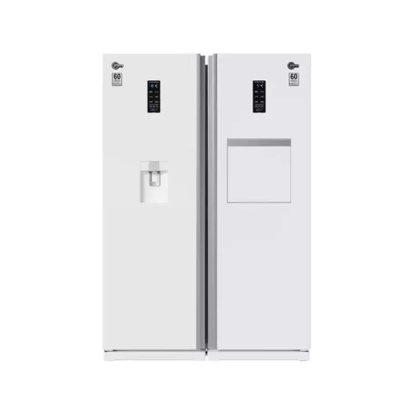 یخچال فریزر دوقلو کلور مدل گلوری پلاس سری 60 استیل