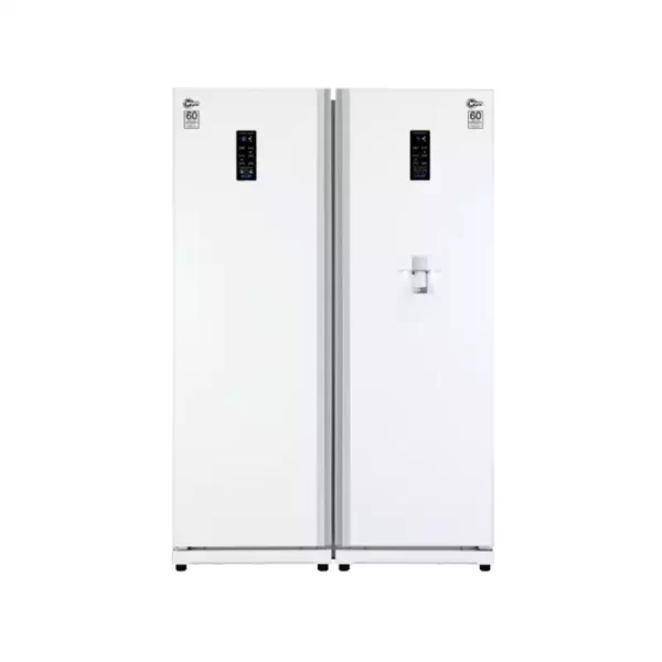 یخچال فریزر دوقلو کلور مدل گلوری پلاس سری 60 سفید