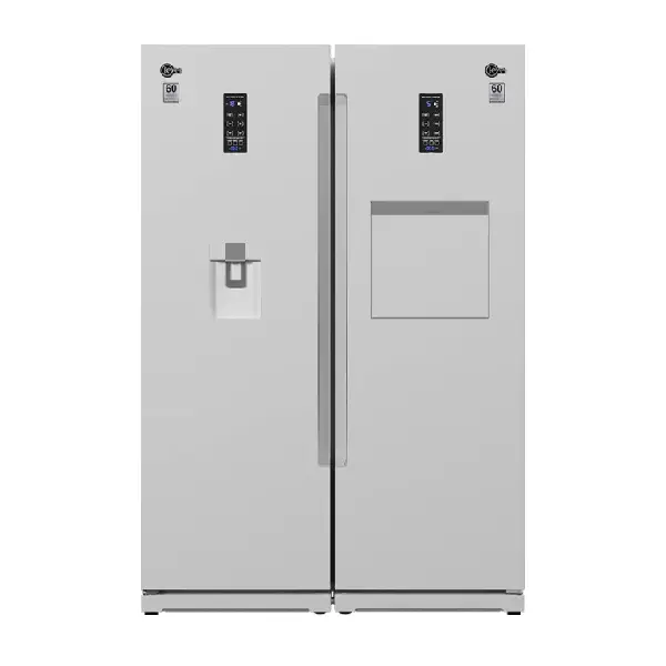 یخچال فریزر دوقلو کلور مدل روسو پلاس سری 60 رنگ سفید